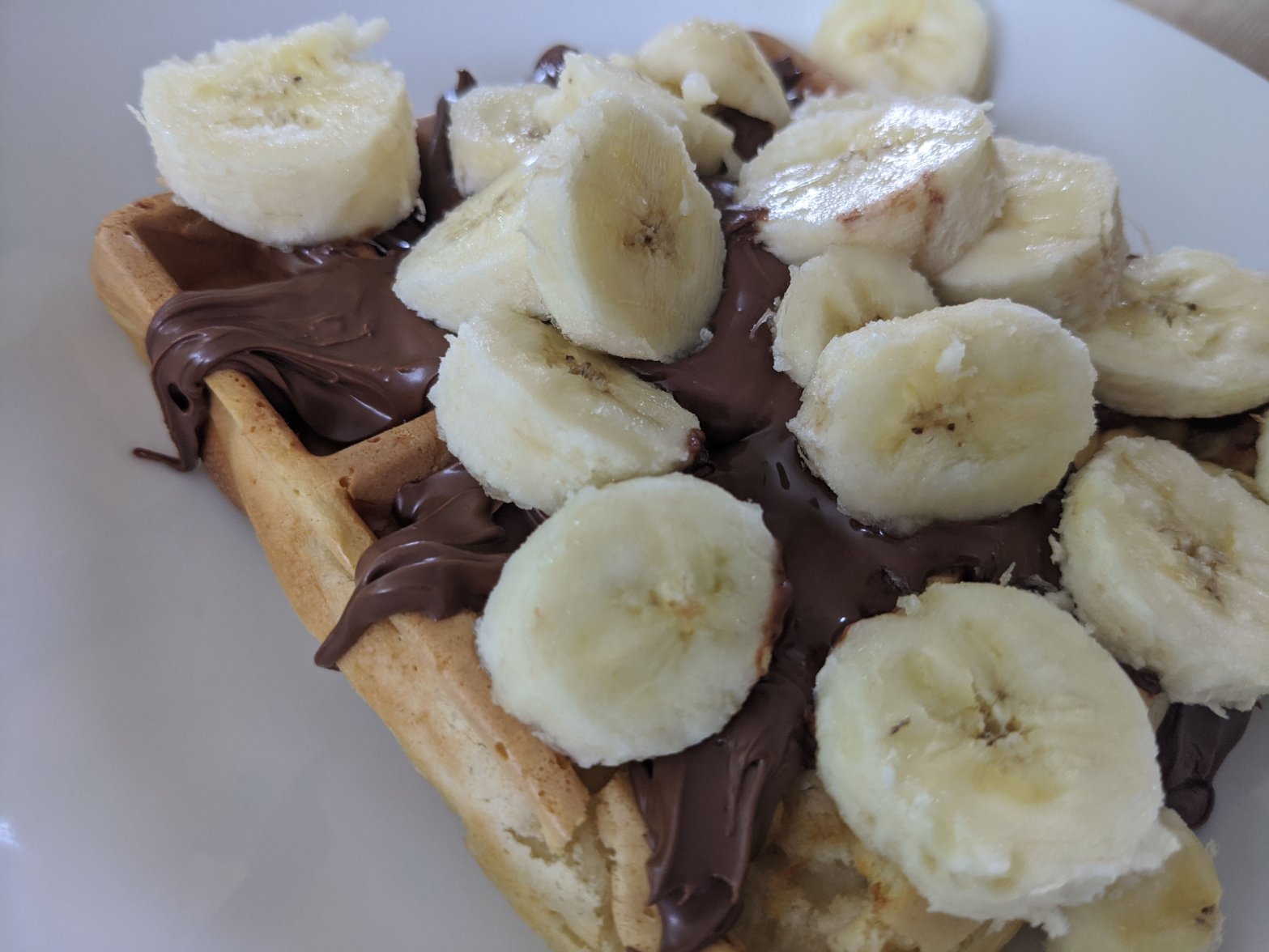 its all ev nutella and banana waffles breakfast ideas waffle inspo kid friendly meal ideas